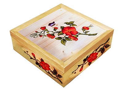 گز مظفری لقمه‌ای 40% پسته بیدمشکی مخصوص جعبه چوبی و نقاشی شده دست‌ساز نفیس اسلیمی اصفهان